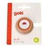 Kép 1/3 - Goki - Klasszikus fa jojó gomba mintával