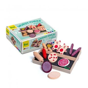 Erzi fajáték - Hentespult kiegészítőkkel