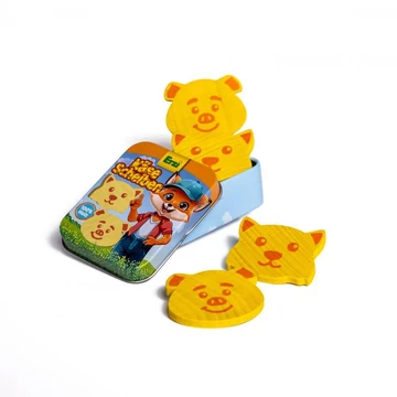 Erzi fajáték - Sajtszeletek fémdobozban