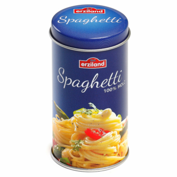 Erzi fajáték - Spagetti tészta fémdobozban