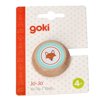 Goki - Klasszikus fa jojó róka mintával