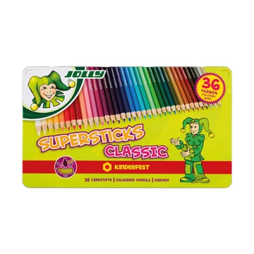 Jolly Supersticks Classic 36 színű színesceruza – fémdobozban