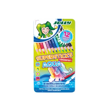 Jolly Supersticks Aqua – 12 színű akvarell színesceruza készlet