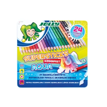 Jolly Supersticks Aqua – 24 színű akvarell színesceruza készlet