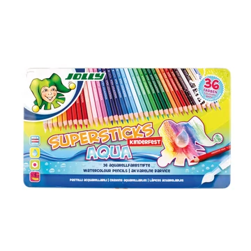 Jolly Supersticks Aqua – 36 színű akvarell színesceruza készlet