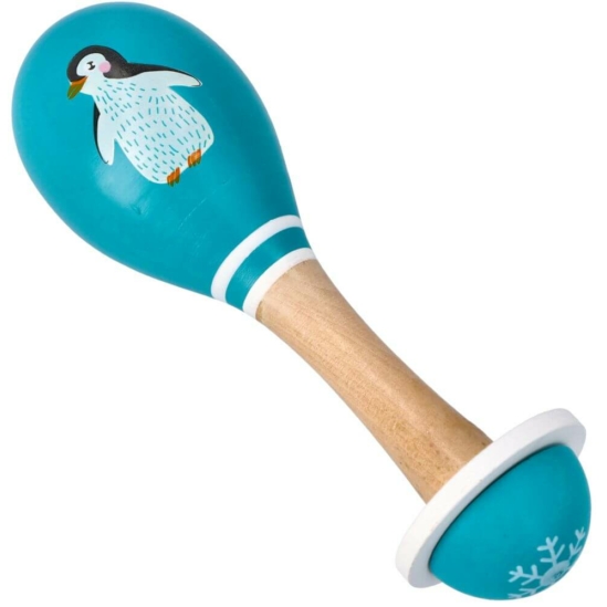 Rumbatök pingvines fa játékhangszer