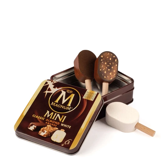 Magnum mini jégkrémek fémdobozban ERZI fajáték