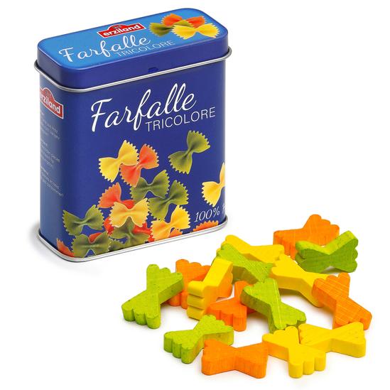 Erzi fajáték - Farfalle tészta fémdobozban