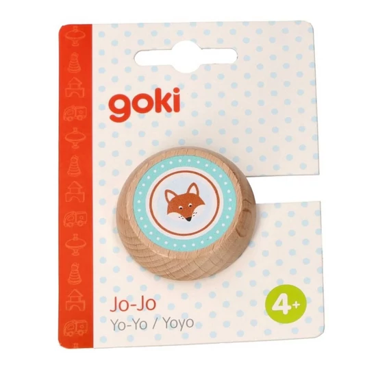 Goki - Klasszikus fa jojó róka mintával