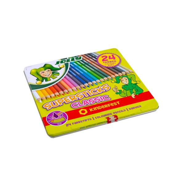 Jolly Supersticks Classic 24 színű színesceruza – fémdobozban