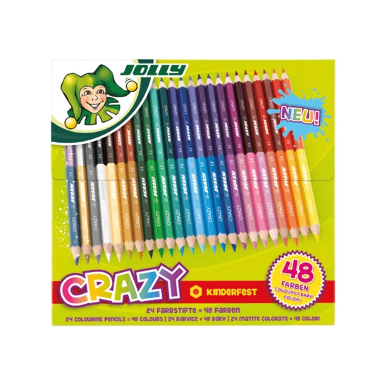 Jolly Supersticks Crazy – 48 színű színesceruza készlet