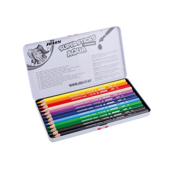 Jolly Supersticks Aqua – 12 színű akvarell színesceruza készlet