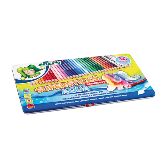 Jolly Supersticks Aqua – 36 színű akvarell színesceruza készlet